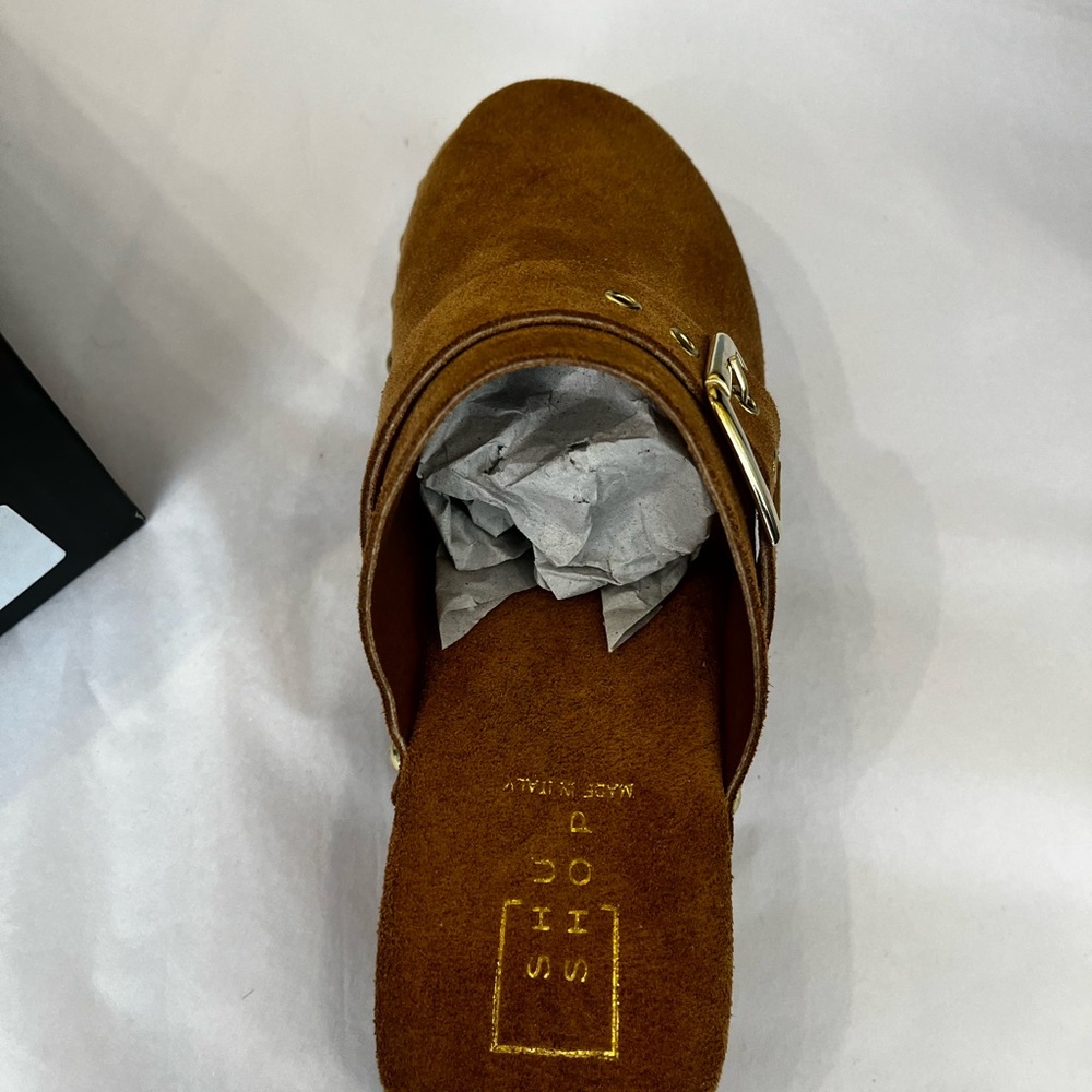 Women's Brown Slip-On Mules